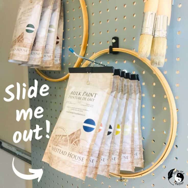Image for Pegboard Craft Organizer (Organizing the Craft Studio)