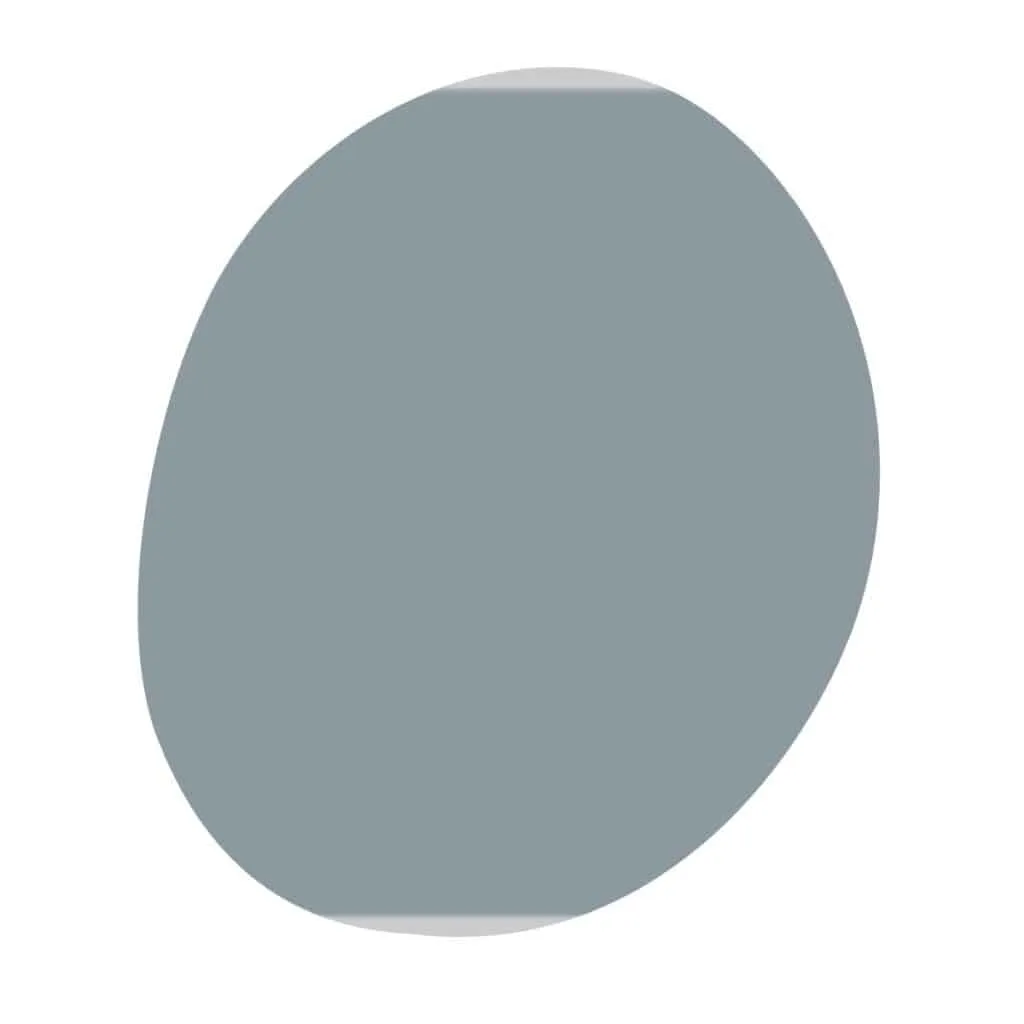 This is a swatch of Behr's Teton Blue.