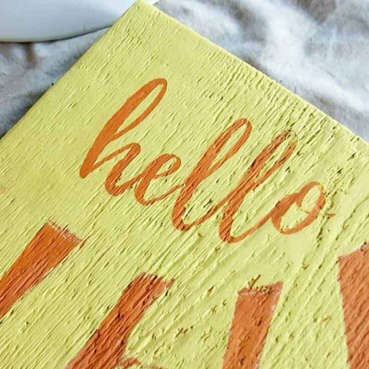 Image for DIY Hello Sunshine Sign For Spring & Summer