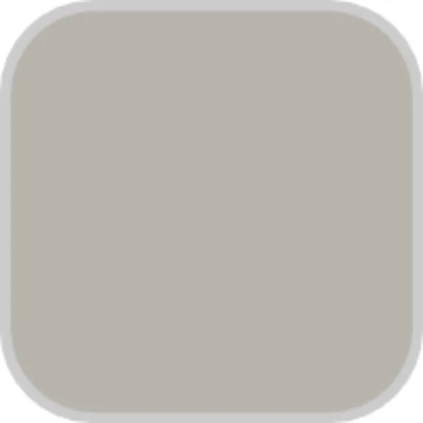 A paint swatch of Greige by Behr.