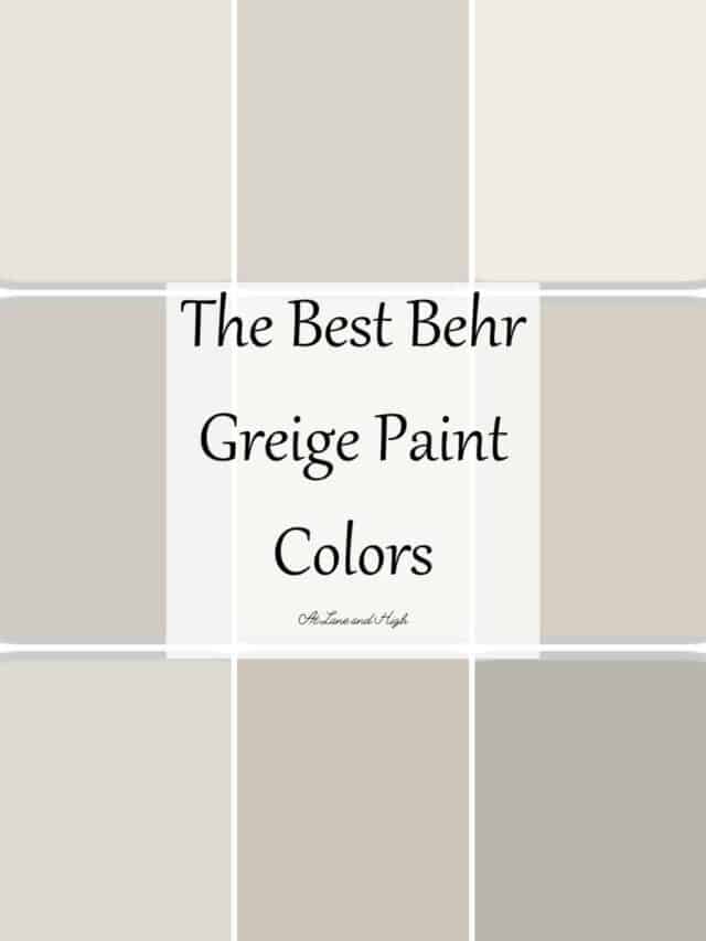The Best Greige Paint Colors from Behr