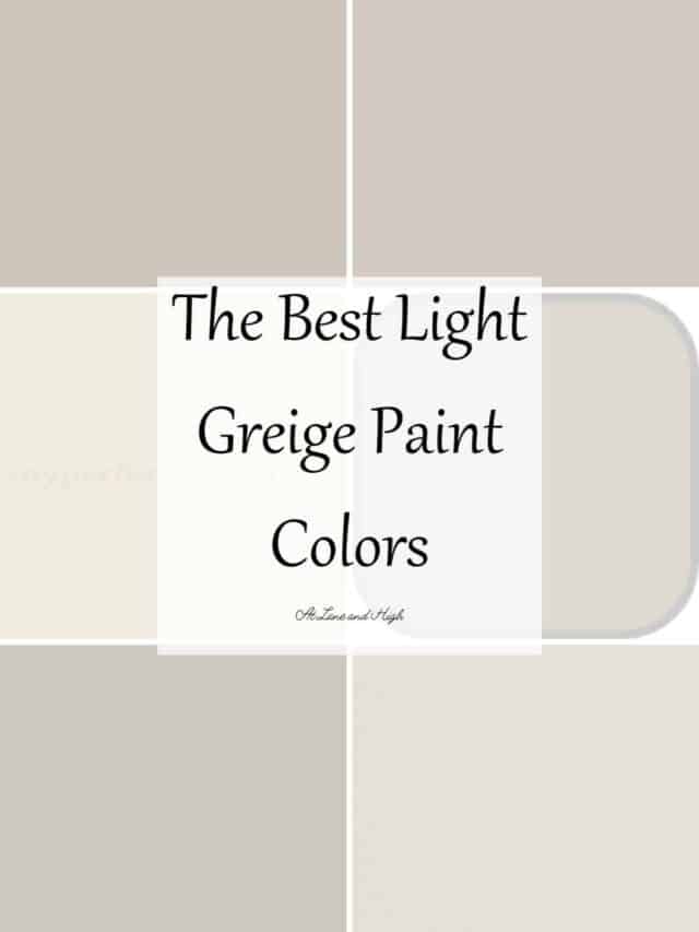 The Best Light Greige Paint Colors