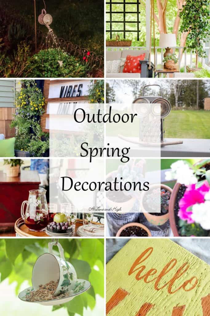 A grid of eight photos of outdoor spaces with text overlay.