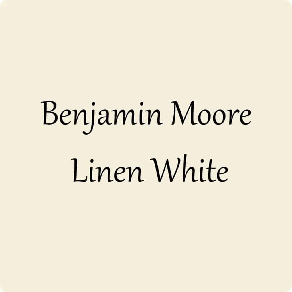 This is a swatch of Benjamin Moore Linen White.
