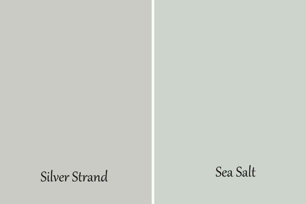 A side by side of Silver Strand and Sea Salt.