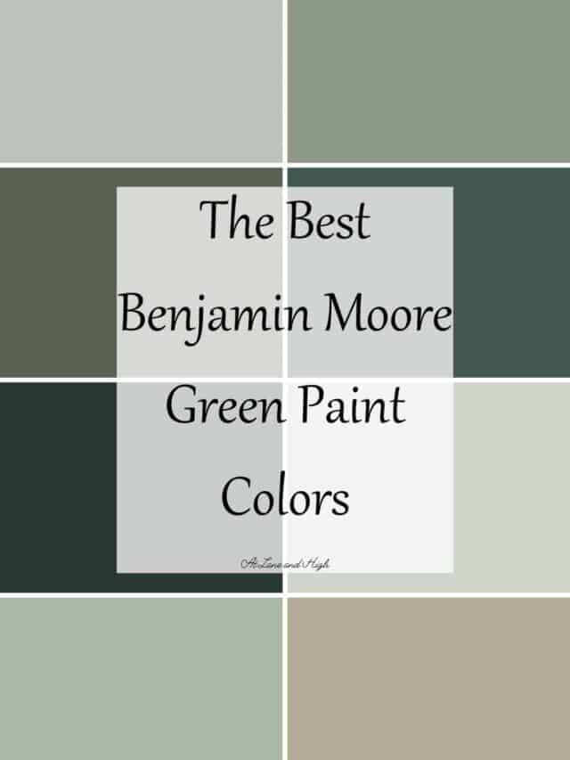 The Best Green Paint Colors from Benjamin Moore