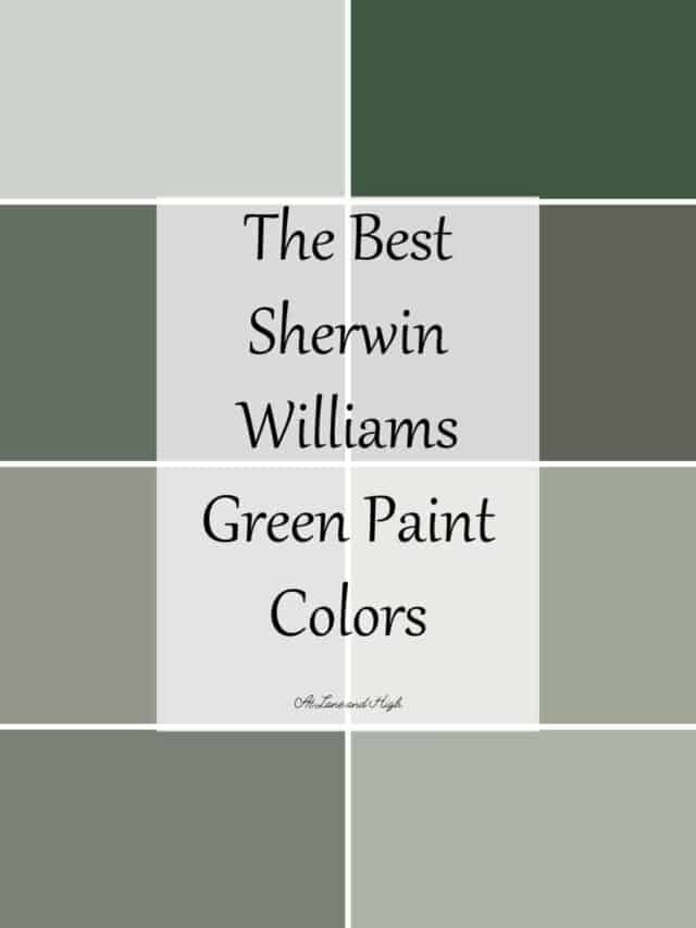 The Best Green Paint Colors from Sherwin Williams