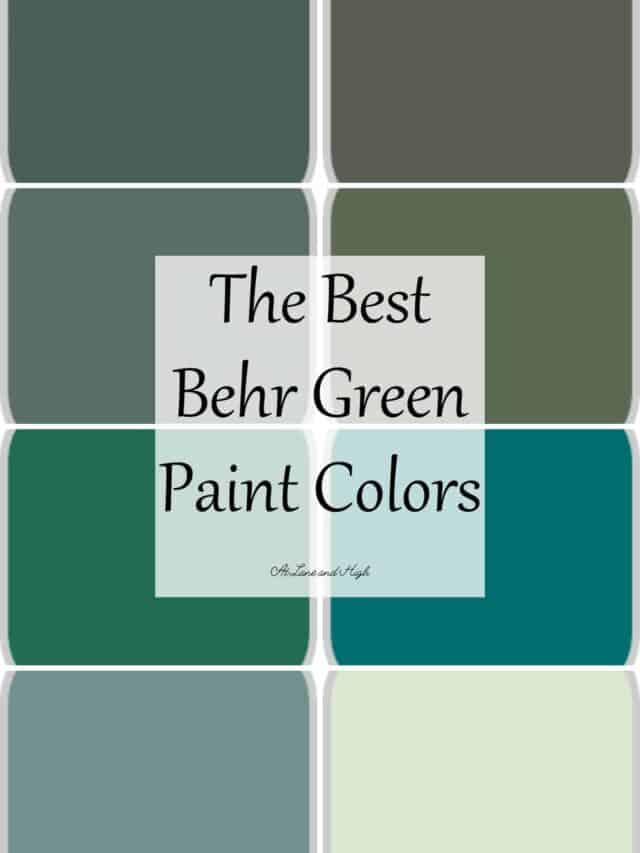 The Best Green Paint Colors from Behr
