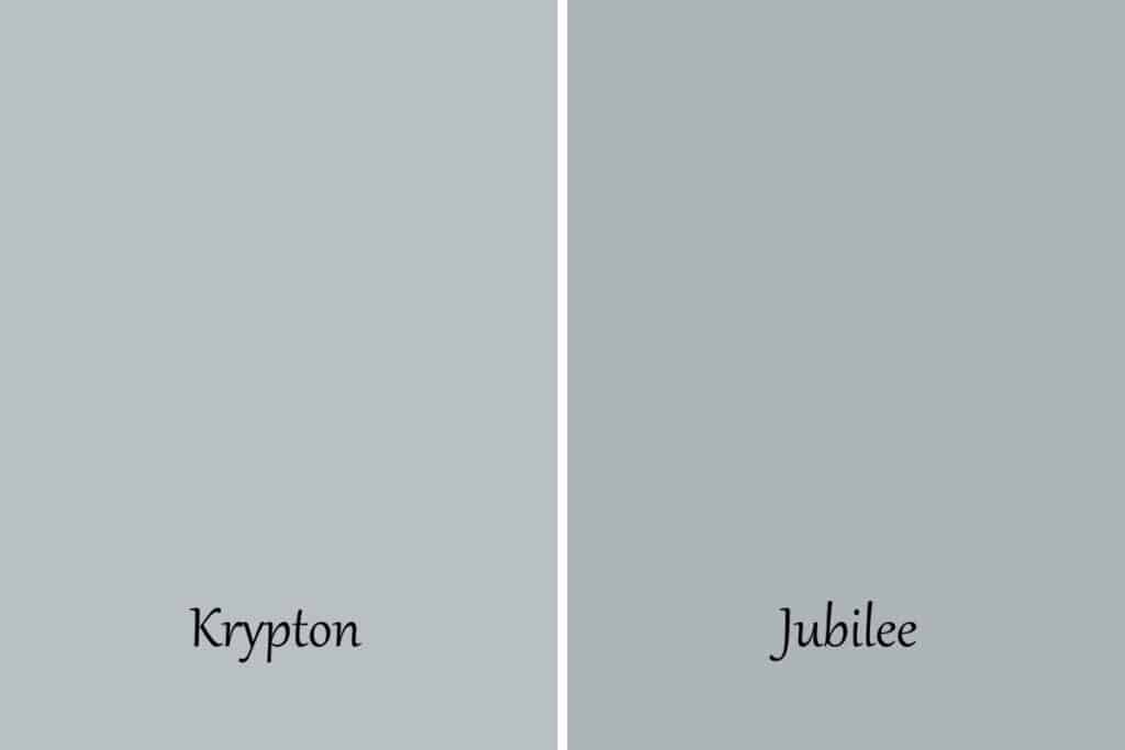 A side by side of Krypton and Jubilee with text overlay.