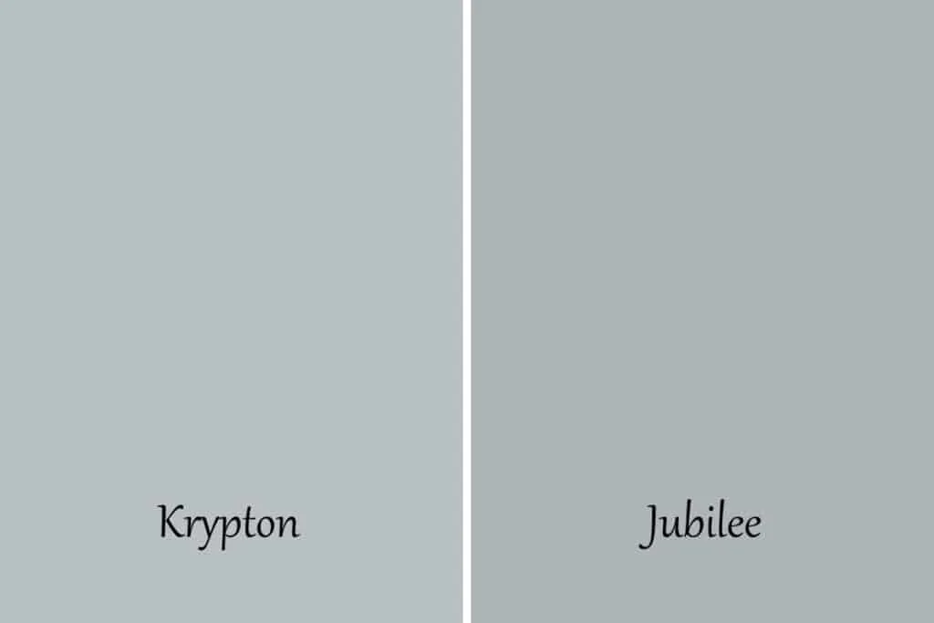 A side by side of Krypton and Jubilee with text overlay.