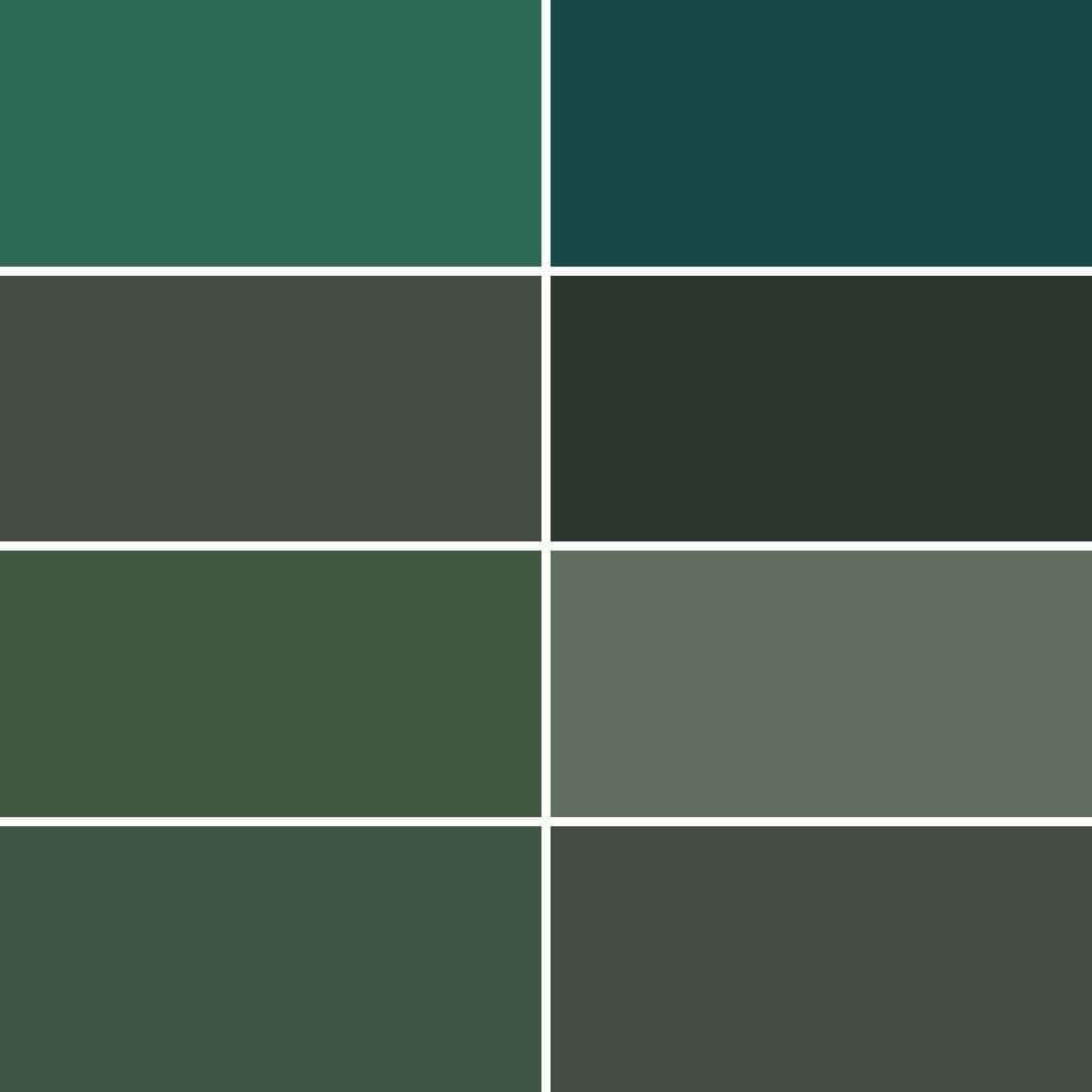 The Best Forest Green Paint Colors