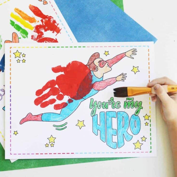 Image for Father's Day Handprint Art - Free Printables!