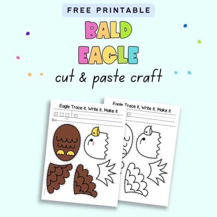 Image for Free Printable Bald Eagle Craft