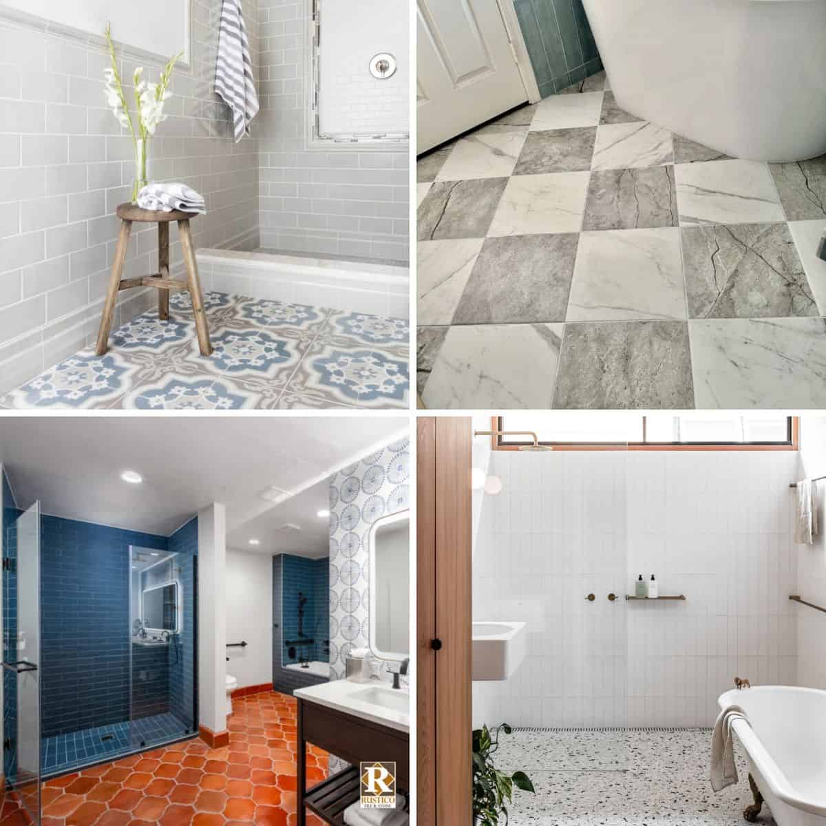 10 Small Bathroom Flooring Ideas