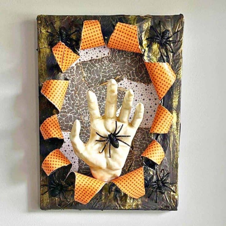 Image for How to Make Viral Busted Canvas Halloween Art in 5 Simple Steps