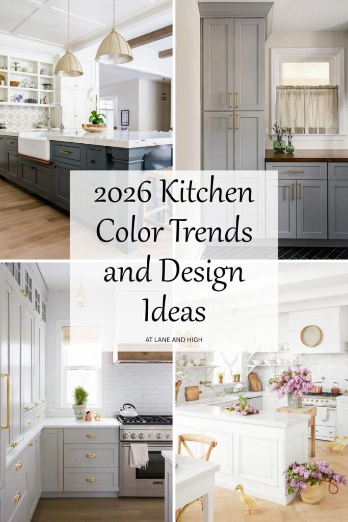 A grid of four kitchens with text overlay.