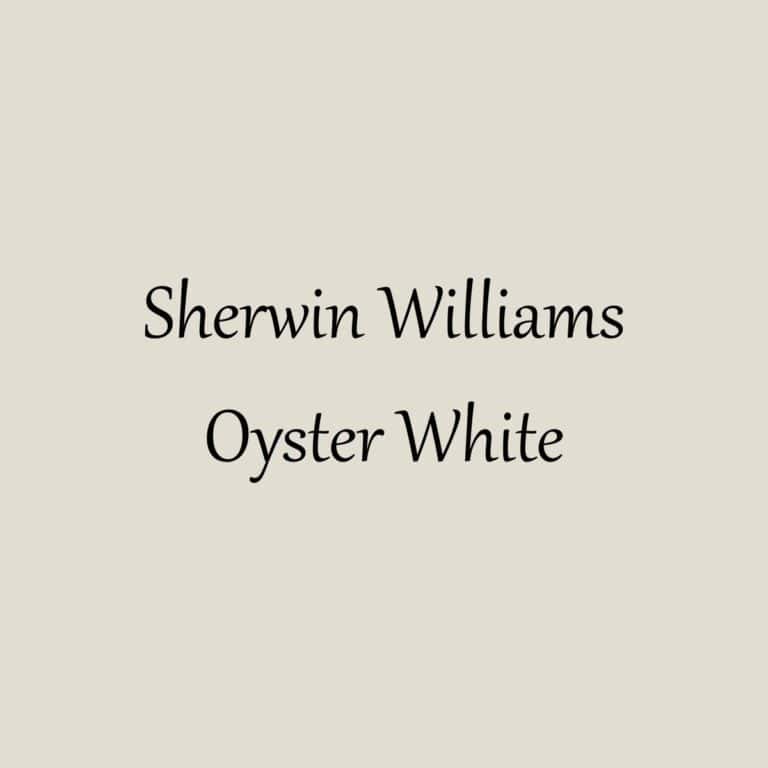 Sherwin Williams Oyster White