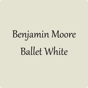 Benjamin Moore Ballet White