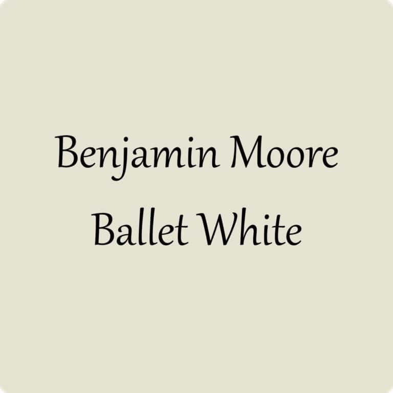 Benjamin Moore Ballet White